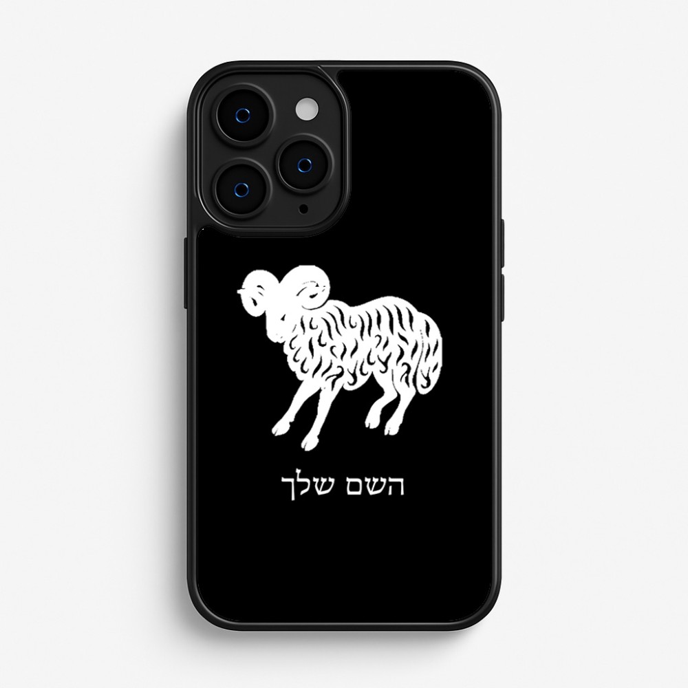 כיסוי בעיצוב אישי עם השם שלך לדגם - Apple iPhone 16 Pro בעיצוב מזלות - טלה