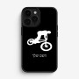 כיסוי בעיצוב אישי עם השם שלך לדגם - Apple iPhone 16 Pro בעיצוב רוכב אופניים