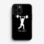 כיסוי בעיצוב אישי עם השם שלך לדגם - Apple iPhone 16 Pro בעיצוב הרמת משקולות