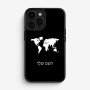 כיסוי בעיצוב אישי עם השם שלך לדגם - Apple iPhone 16 Pro בעיצוב מפת העולם