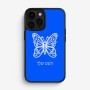 כיסוי בעיצוב אישי עם השם שלך לדגם - Apple iPhone 16 Pro בעיצוב פרפר