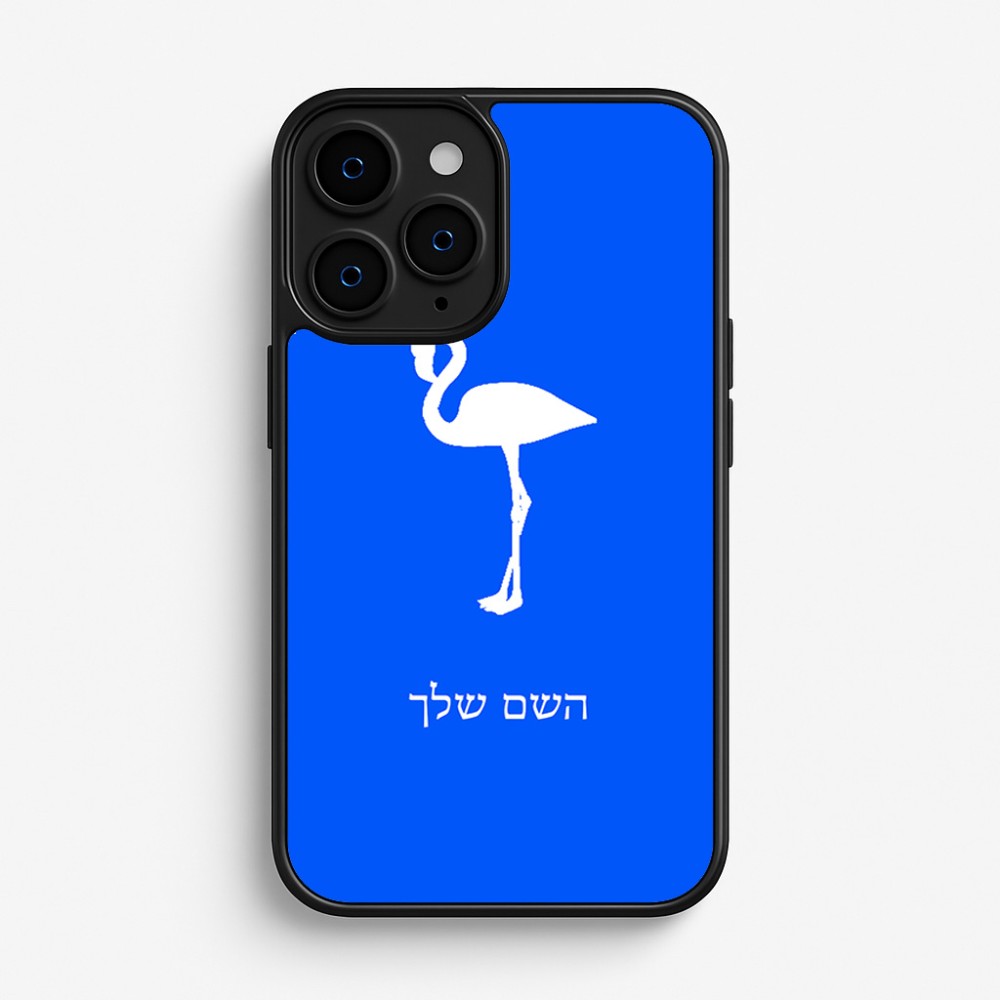כיסוי בעיצוב אישי עם השם שלך לדגם - Apple iPhone 16 Pro בעיצוב אנפה