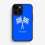 כיסוי בעיצוב אישי עם השם שלך לדגם - Apple iPhone 16 Pro בעיצוב דגל המירוץ