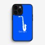 כיסוי בעיצוב אישי עם השם שלך לדגם - Apple iPhone 16 Pro בעיצוב סקסופון