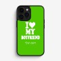כיסוי בעיצוב אישי עם השם שלך לדגם - Apple iPhone 16 Pro בעיצוב אוהבת את החבר שלי