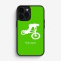 כיסוי בעיצוב אישי עם השם שלך לדגם - Apple iPhone 16 Pro בעיצוב רוכב אופניים
