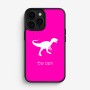 כיסוי בעיצוב אישי עם השם שלך לדגם - Apple iPhone 16 Pro בעיצוב דינוזאור