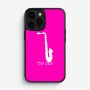 כיסוי בעיצוב אישי עם השם שלך לדגם - Apple iPhone 16 Pro בעיצוב סקסופון