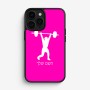 כיסוי בעיצוב אישי עם השם שלך לדגם - Apple iPhone 16 Pro בעיצוב הרמת משקולות