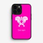 כיסוי בעיצוב אישי עם השם שלך לדגם - Apple iPhone 16 Pro בעיצוב פרחי קרן