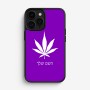 כיסוי בעיצוב אישי עם השם שלך לדגם - Apple iPhone 16 Pro בעיצוב עלה מריחואנה - גראס