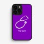 כיסוי בעיצוב אישי עם השם שלך לדגם - Apple iPhone 16 Pro בעיצוב סטטוסקופ רופא