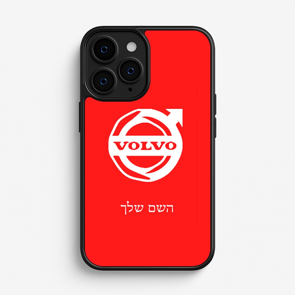 כיסוי בעיצוב אישי עם השם שלך לדגם - Apple iPhone 16 Pro בעיצוב וולוו
