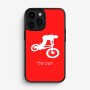 כיסוי בעיצוב אישי עם השם שלך לדגם - Apple iPhone 16 Pro בעיצוב רוכב אופניים