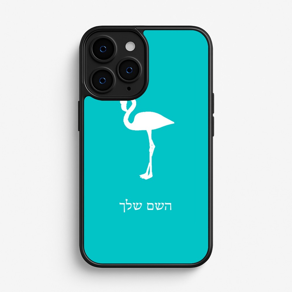 כיסוי בעיצוב אישי עם השם שלך לדגם - Apple iPhone 16 Pro בעיצוב אנפה