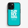 כיסוי בעיצוב אישי עם השם שלך לדגם - Apple iPhone 16 Pro בעיצוב לנשק את החברה שלי
