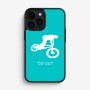כיסוי בעיצוב אישי עם השם שלך לדגם - Apple iPhone 16 Pro בעיצוב רוכב אופניים