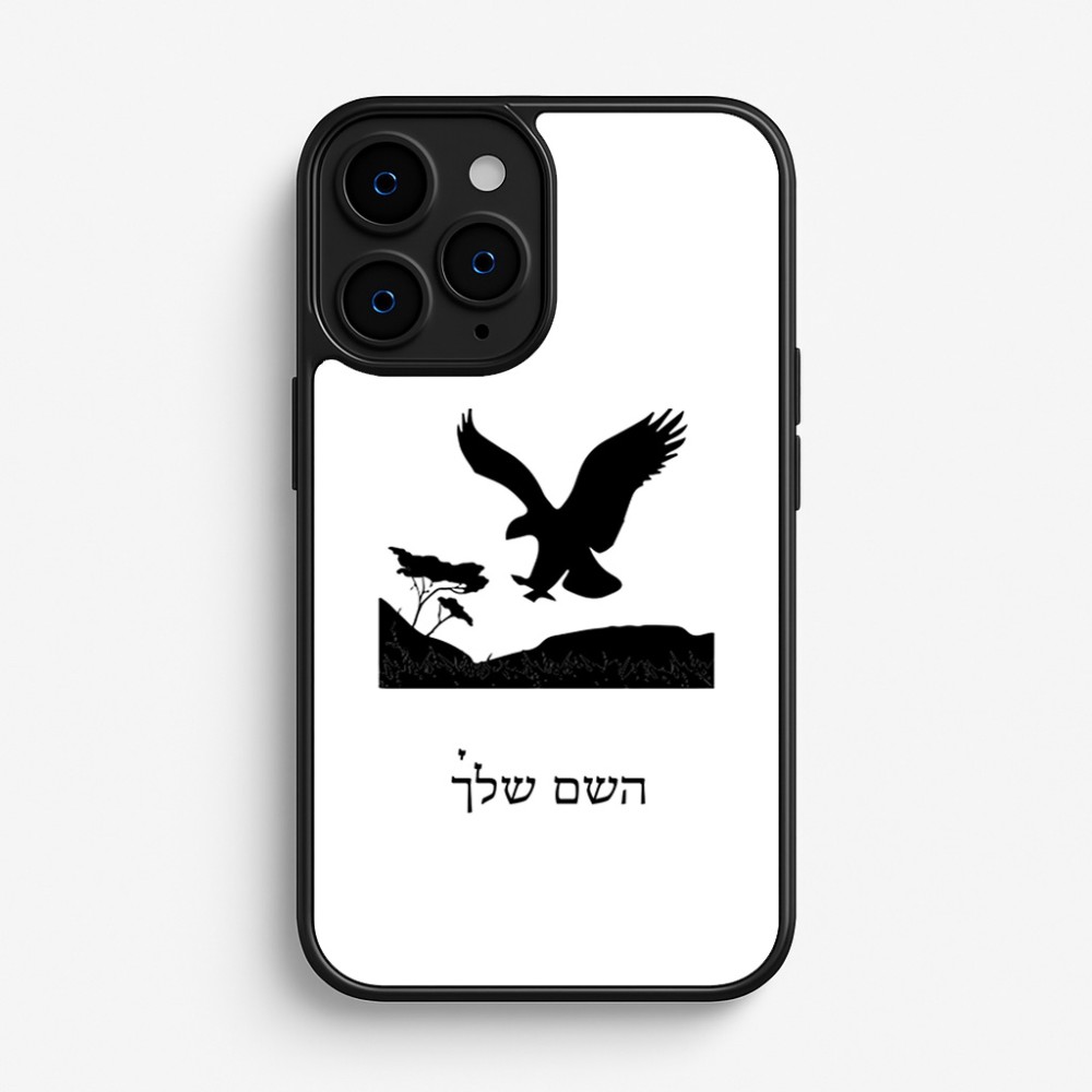כיסוי בעיצוב אישי עם השם שלך לדגם - Apple iPhone 16 Pro בעיצוב נשר אמריקאי