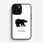 כיסוי בעיצוב אישי עם השם שלך לדגם - Apple iPhone 16 Pro בעיצוב דוב