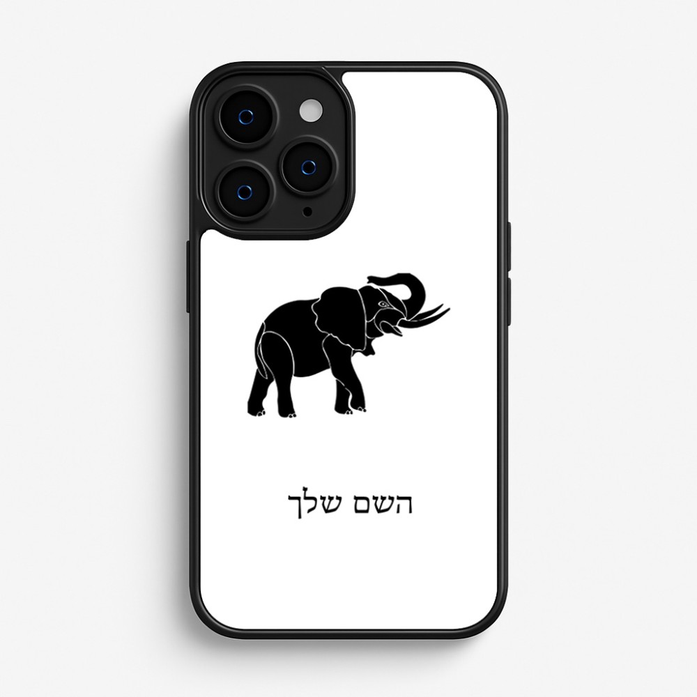 כיסוי בעיצוב אישי עם השם שלך לדגם - Apple iPhone 16 Pro בעיצוב פיל