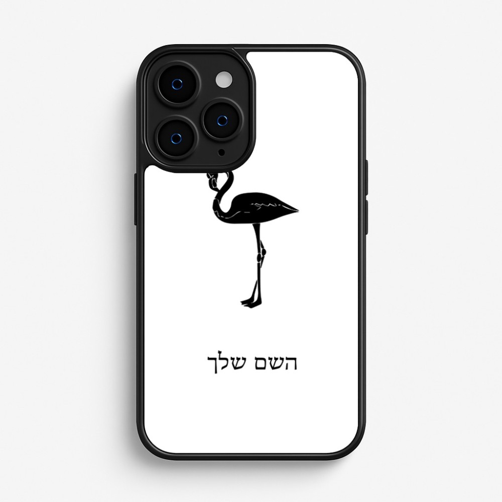 כיסוי בעיצוב אישי עם השם שלך לדגם - Apple iPhone 16 Pro בעיצוב אנפה