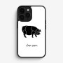 כיסוי בעיצוב אישי עם השם שלך לדגם - Apple iPhone 16 Pro בעיצוב חזיר