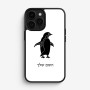 כיסוי בעיצוב אישי עם השם שלך לדגם - Apple iPhone 16 Pro בעיצוב פינגווין