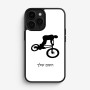 כיסוי בעיצוב אישי עם השם שלך לדגם - Apple iPhone 16 Pro בעיצוב רוכב אופניים