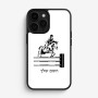 כיסוי בעיצוב אישי עם השם שלך לדגם - Apple iPhone 16 Pro בעיצוב רוכב סוסים