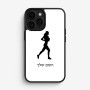 כיסוי בעיצוב אישי עם השם שלך לדגם - Apple iPhone 16 Pro בעיצוב רץ רץ אישה