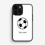 כיסוי בעיצוב אישי עם השם שלך לדגם - Apple iPhone 16 Pro בעיצוב כדורגל כדור כדורגל