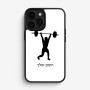 כיסוי בעיצוב אישי עם השם שלך לדגם - Apple iPhone 16 Pro בעיצוב הרמת משקולות