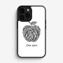 כיסוי בעיצוב אישי עם השם שלך לדגם - Apple iPhone 16 Pro בעיצוב הדפס תפוח