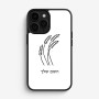 כיסוי בעיצוב אישי עם השם שלך לדגם - Apple iPhone 16 Pro בעיצוב חיטה גלית זהב
