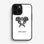 כיסוי בעיצוב אישי עם השם שלך לדגם - Apple iPhone 16 Pro בעיצוב פרחי קרן