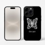 כיסוי בעיצוב אישי עם השם שלך לדגם - Apple iPhone 16 Pro בעיצוב פרפר