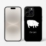 כיסוי בעיצוב אישי עם השם שלך לדגם - Apple iPhone 16 Pro בעיצוב חזיר