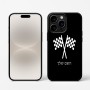 כיסוי בעיצוב אישי עם השם שלך לדגם - Apple iPhone 16 Pro בעיצוב דגל המירוץ