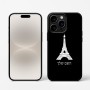 כיסוי בעיצוב אישי עם השם שלך לדגם - Apple iPhone 16 Pro בעיצוב מגדל אייפל