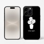 כיסוי בעיצוב אישי עם השם שלך לדגם - Apple iPhone 16 Pro בעיצוב פרח