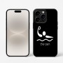 כיסוי בעיצוב אישי עם השם שלך לדגם - Apple iPhone 16 Pro בעיצוב כדור מים אולימפי
