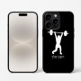 כיסוי בעיצוב אישי עם השם שלך לדגם - Apple iPhone 16 Pro בעיצוב הרמת משקולות