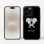 כיסוי בעיצוב אישי עם השם שלך לדגם - Apple iPhone 16 Pro בעיצוב פרחי קרן