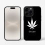 כיסוי בעיצוב אישי עם השם שלך לדגם - Apple iPhone 16 Pro בעיצוב עלה מריחואנה - גראס