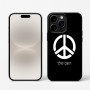 כיסוי בעיצוב אישי עם השם שלך לדגם - Apple iPhone 16 Pro בעיצוב סמל השלום