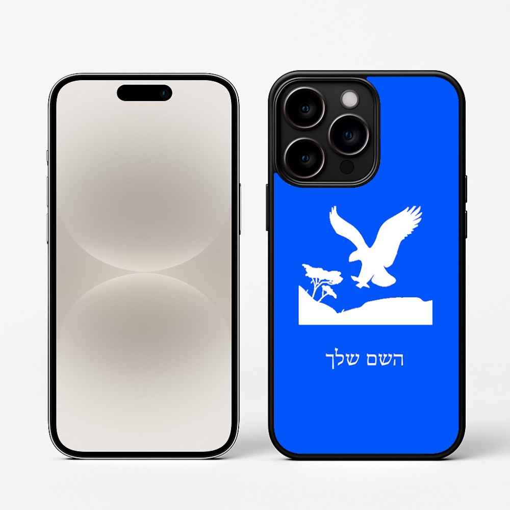 כיסוי בעיצוב אישי עם השם שלך לדגם - Apple iPhone 16 Pro בעיצוב נשר אמריקאי