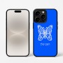 כיסוי בעיצוב אישי עם השם שלך לדגם - Apple iPhone 16 Pro בעיצוב פרפר