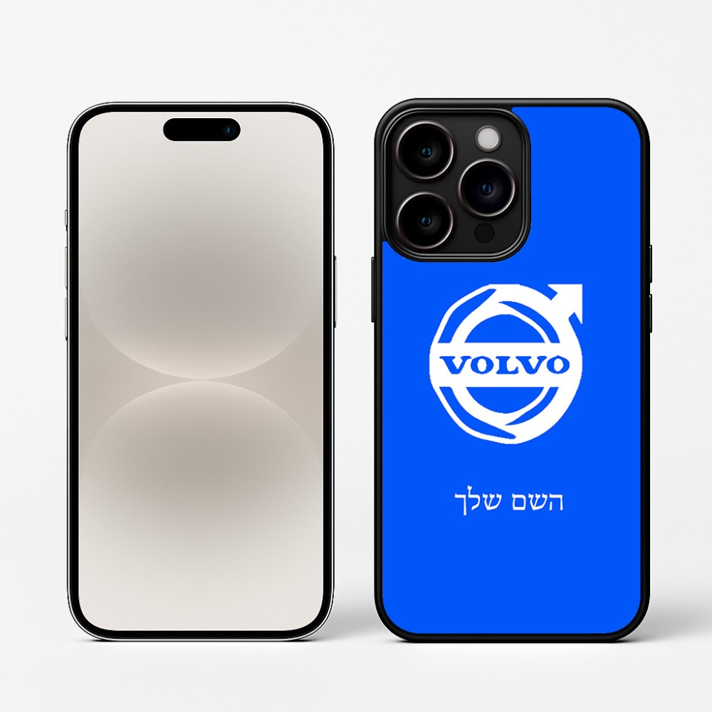 כיסוי בעיצוב אישי עם השם שלך לדגם - Apple iPhone 16 Pro בעיצוב וולוו