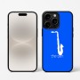 כיסוי בעיצוב אישי עם השם שלך לדגם - Apple iPhone 16 Pro בעיצוב סקסופון