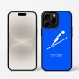כיסוי בעיצוב אישי עם השם שלך לדגם - Apple iPhone 16 Pro בעיצוב קפיצת סקי אולימפית